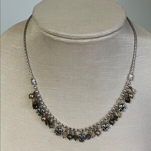 Brighton Cannes Beaded Dangle Charm Necklace